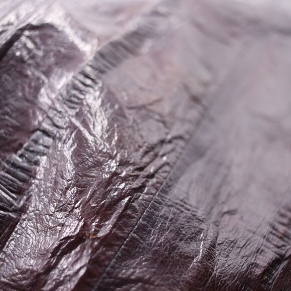 Vintage Brown Eel Skin Leather Purse 70s 80s Soft Shoulder Crossbody Bag - Picture 8 of 16